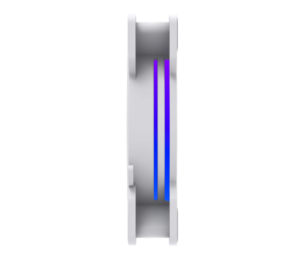 GAMEMAX DUAL RING INFINITY WH White ARGB 120mm - 1521929 - zdjęcie 4